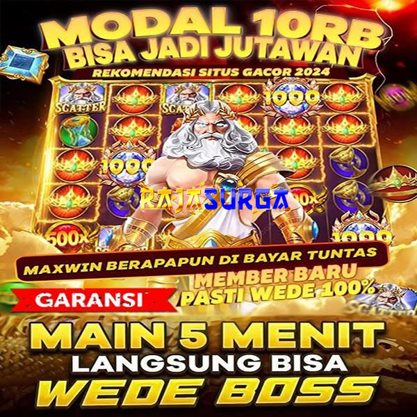 RAJASURGA: Raja Gacor dengan Slot Penuh Keberuntungan dan Kemenangan